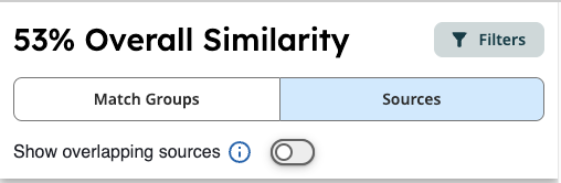 image with text 53% overal similarity